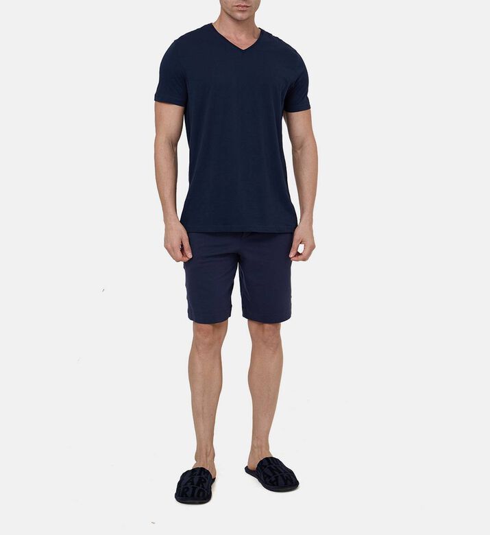 Cotton V-neck Short Sleeve T-shirt Cotton V-neck Short Sleeve T-shirt