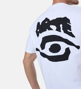Arte Eye Graphic Logo-print T-shirt, White, Xxl, Model View