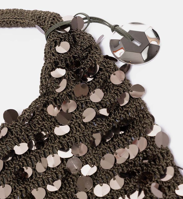 Sequin Mini Hobo Bag