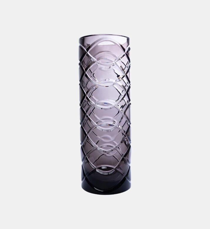 Duccio Di Segna Cylindric Crystal Infinity Vase, Packshot View