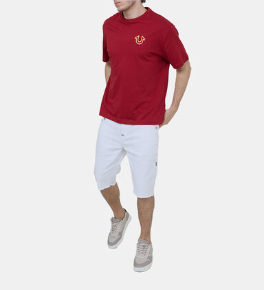 Logo Overseam Puff T-shirt