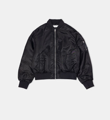 Padded Boxy Bomber Jacket