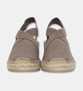 Toni Pons Ter Linen Mid-wedge Espadrille, Taupe, Eu-35, Packshot View