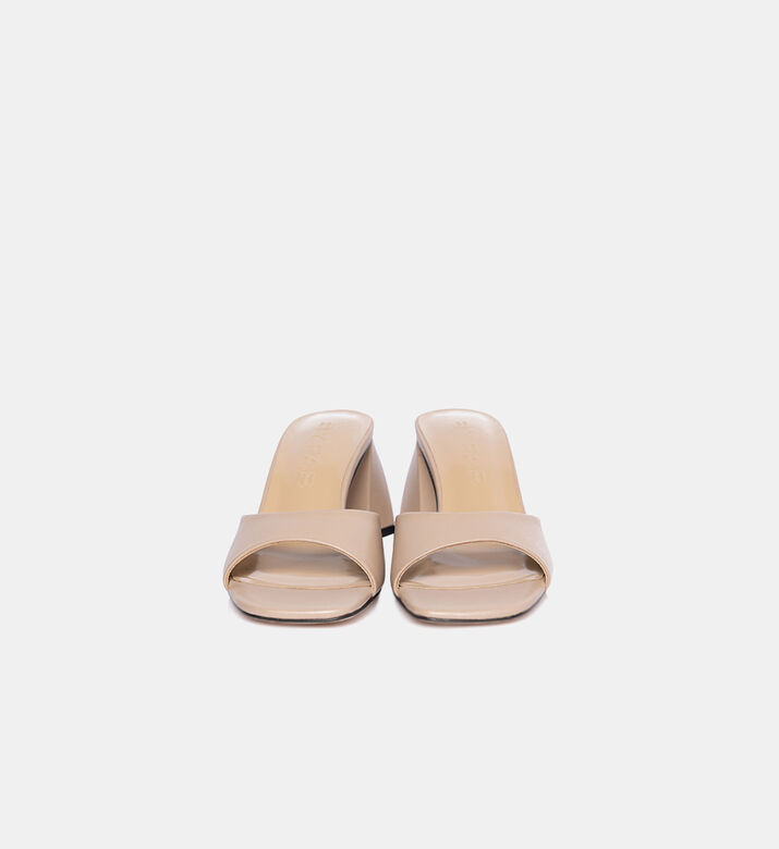 Romy Nappa Leather Mules
