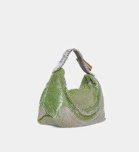 حقيبة يد مزينة بكريستال