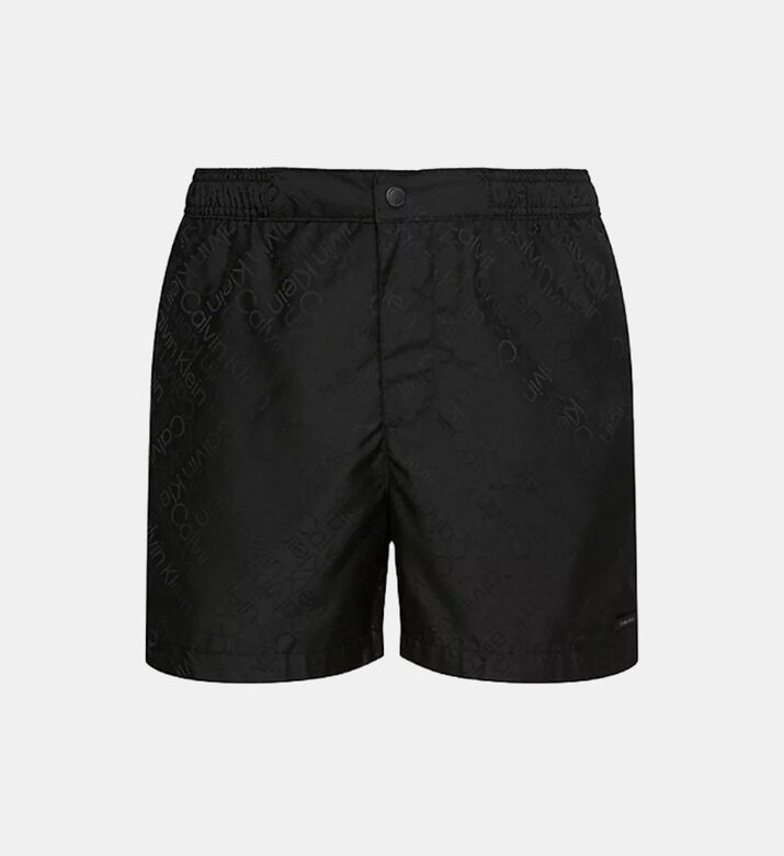 Logo-patch Drawstrings Swim Shorts