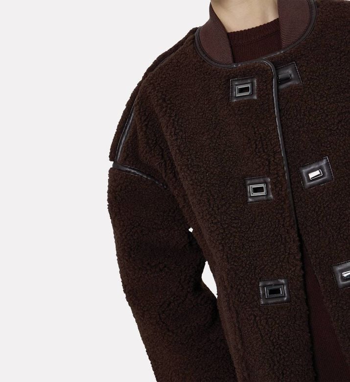 Ba and Sh Slip Pockets Regular-fit Coat, Model View