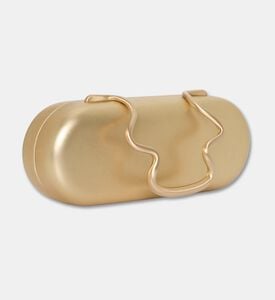 Cult Gaia Ilaria Acrylic Clutch, Gold, Packshot View