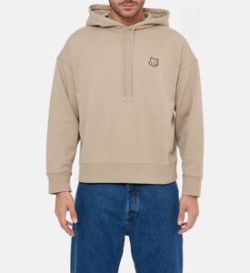 Maison Kitsune Oversized Long-sleeve Hooded Sweatshirt, Model View