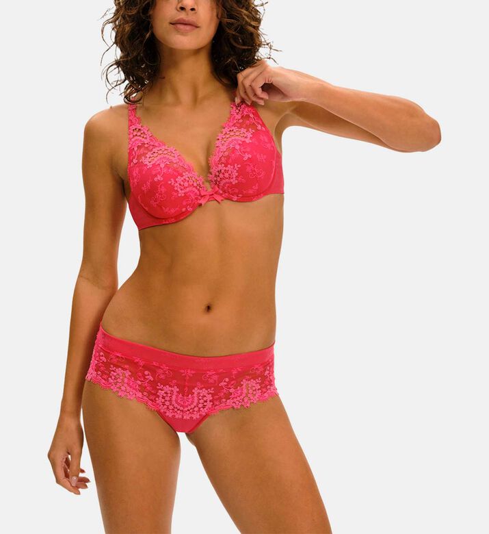 V-neck Embroidered Bra