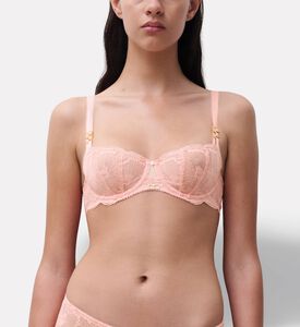 Chantelle Balconette Lace Embroidered Bra, Model View