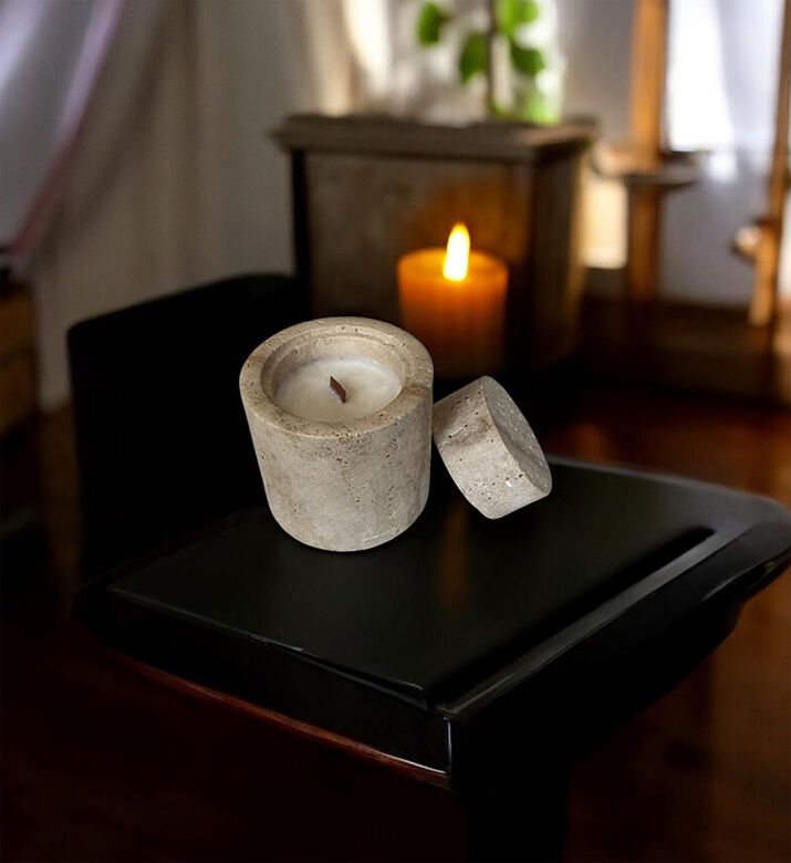 Tohfa Luxe Candle Jar With Lid, Packshot View