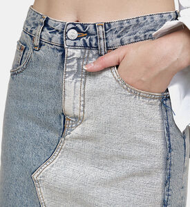 تنورة طويلة دنيم بـ 5 جيوب