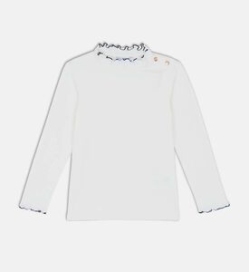 Scalloped High-neck Undershirt