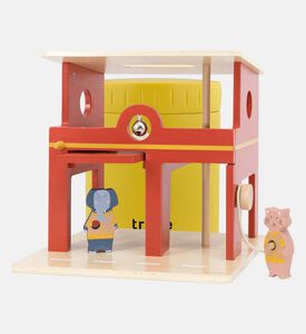 Wooden Animal Fire Station