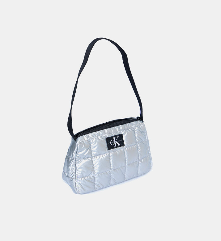 حقيبة يد مبطنة بطبعة لوغو حقيبة يد مبطنة بطبعة لوغو