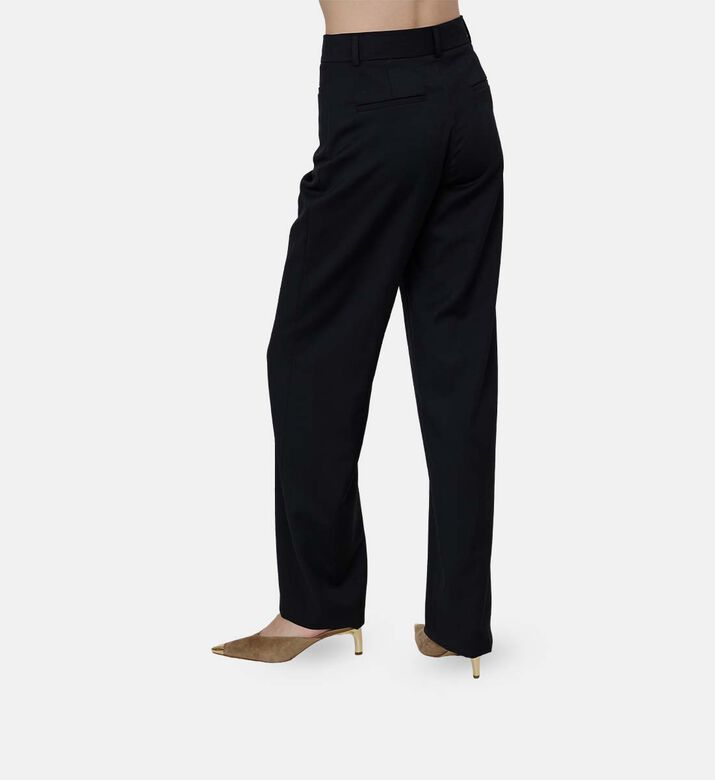 Crepe Tailored-fit Trousers