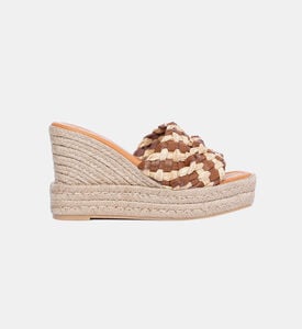 Leather Open-toe Wedge Sandals Leather Open-toe Wedge Sandals