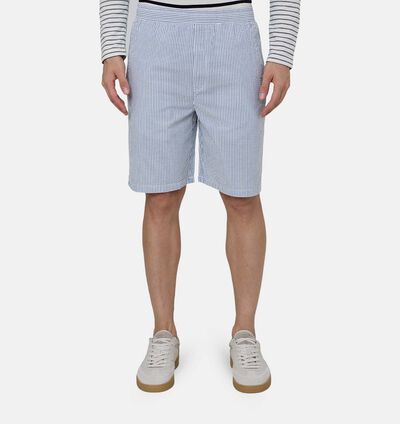 Seersucker Cotton Tesson Shorts