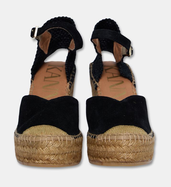 Kanna Shoes Sandal Wedge, Black, Eu-41, Packshot View
