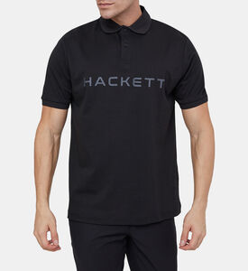 بولو قطن أساسي بطبعة شعار