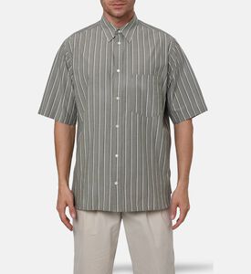 Marant Homme Striped Straight-cut Shirt, Model View
