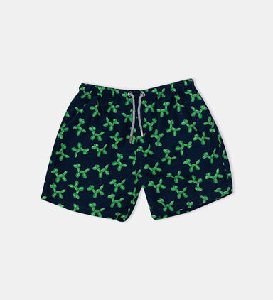 Junior Mini Bonza Balloon Printed Swim Shorts