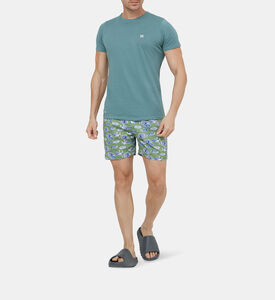 سروال سباحة بارو بطبعة أوراق شجر