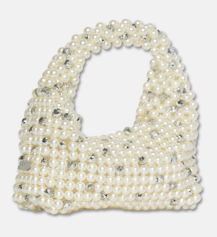 0711 Tbilisi Jodie Open Top Medium Tote Bag, Silver, Packshot View