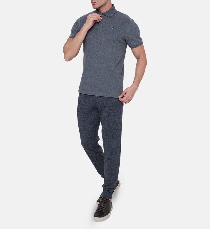 Mock Neck Brushed Pique Gilet