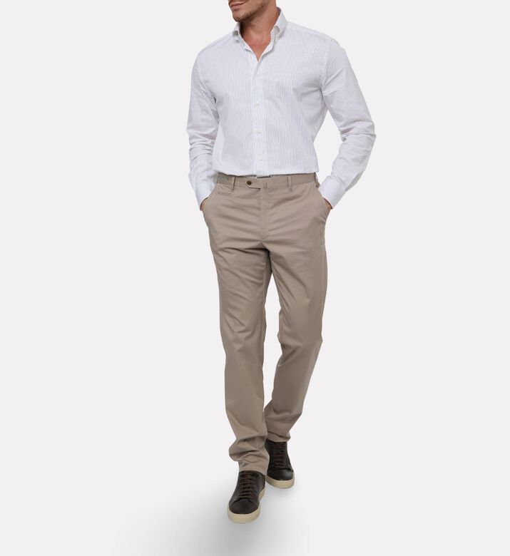 Corneliani Tailored Stretch Chinos, Model View