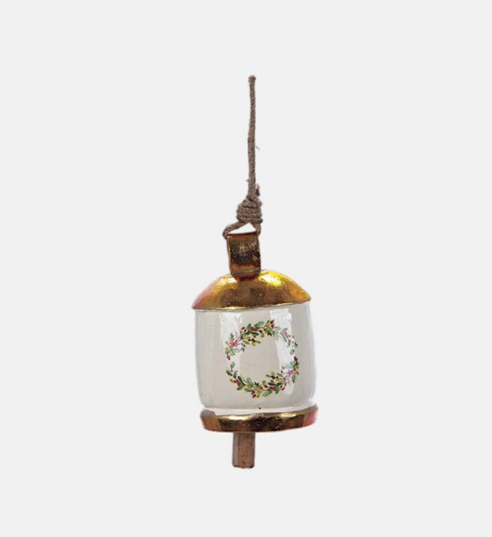 Painted 2-piece Bell Ornament Set