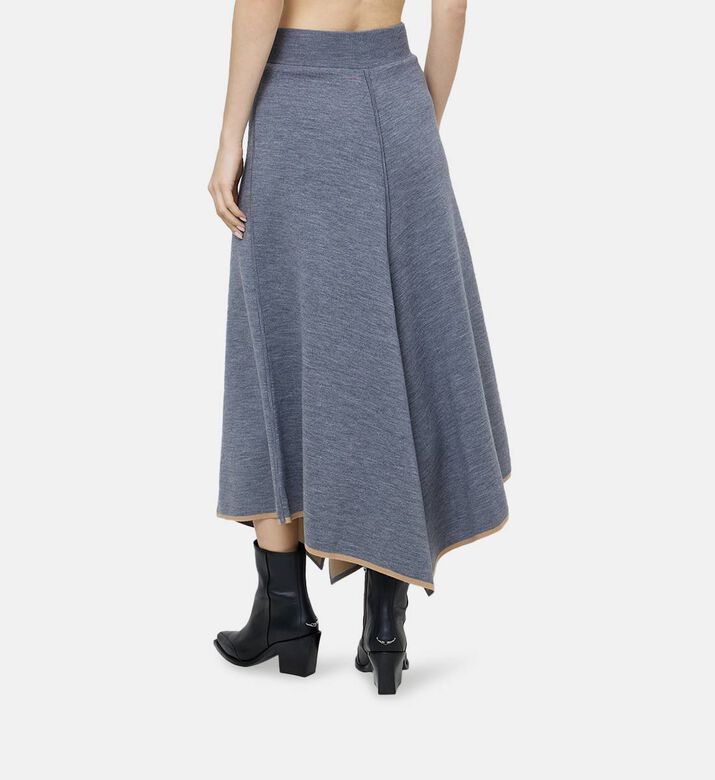 High-waist Flared Skirt