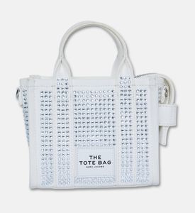 Marc Jacobs The Crystal Canvas Crossbody Tote Bag, White, Packshot View