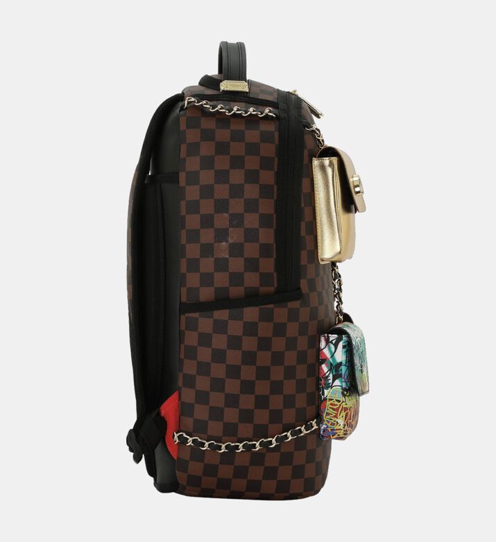Sprayground Backpack Canvas Painted Paris, Packshot View