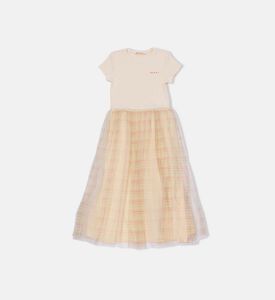 Logo-embroidered Short-sleeved Dress Logo-embroidered Short-sleeved Dress