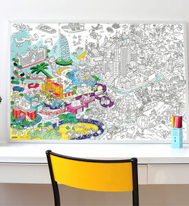 ملصق تلوين كبير دبي