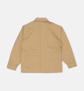 Givenchy Twill Utility Leather-details Overshirt, Packshot View