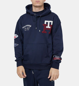 Icons Multi Badge Back Logo Hoodie Icons Multi Badge Back Logo Hoodie
