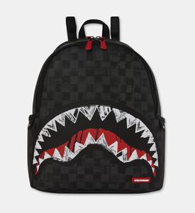Sprayground Scribble Shark-graffiti Padded Backpack, Packshot View