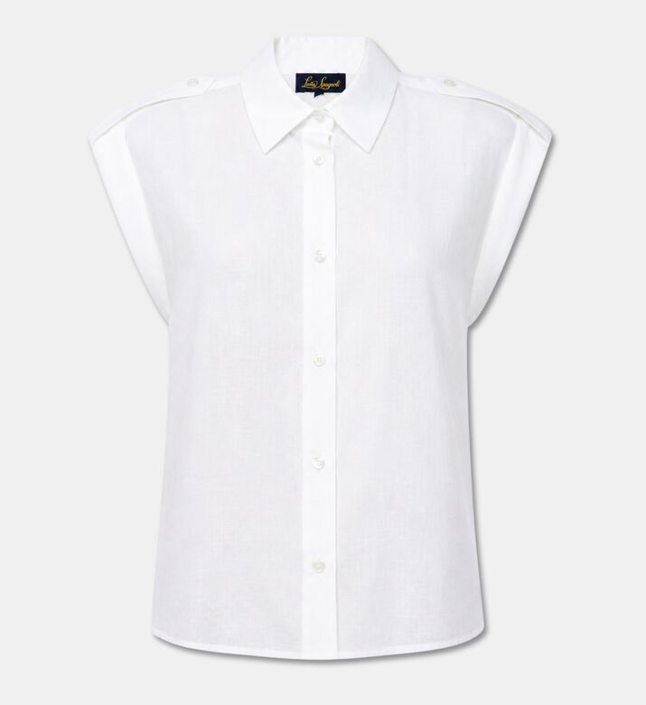 Luisa Spagnoli Button Closure Short-sleeve Shirt, Packshot View