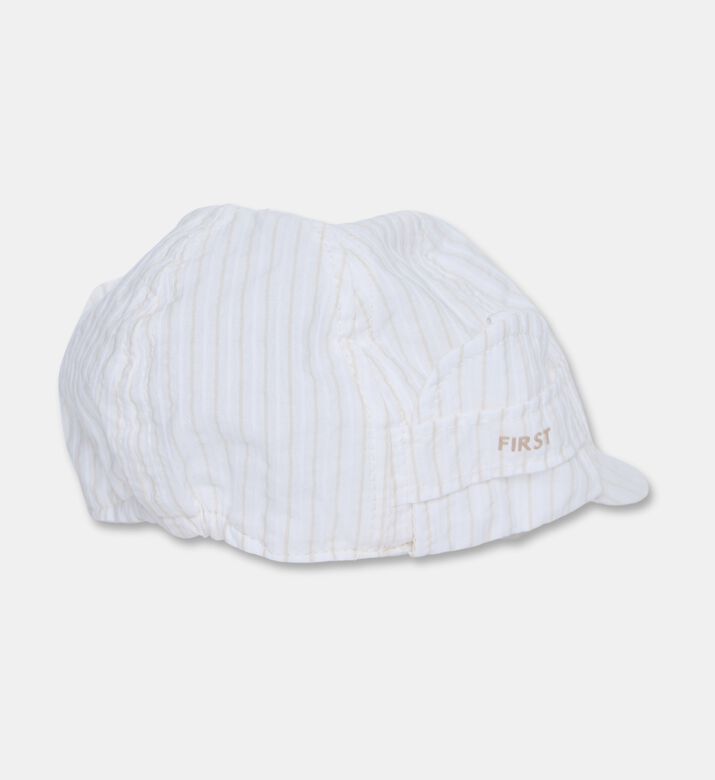 My First Collection Cotton Striped-print Baby Cap, Packshot View
