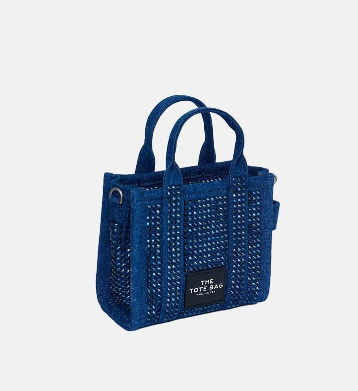 The Crystal Denim Small Tote Bag The Crystal Denim Small Tote Bag