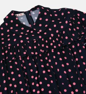 Polka-dot Long-sleeve Dress Polka-dot Long-sleeve Dress