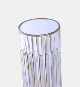 مزهرية أنبوبية ذهبية كاملة خالدة