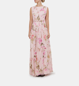 Tie-details Sleeveless Gown