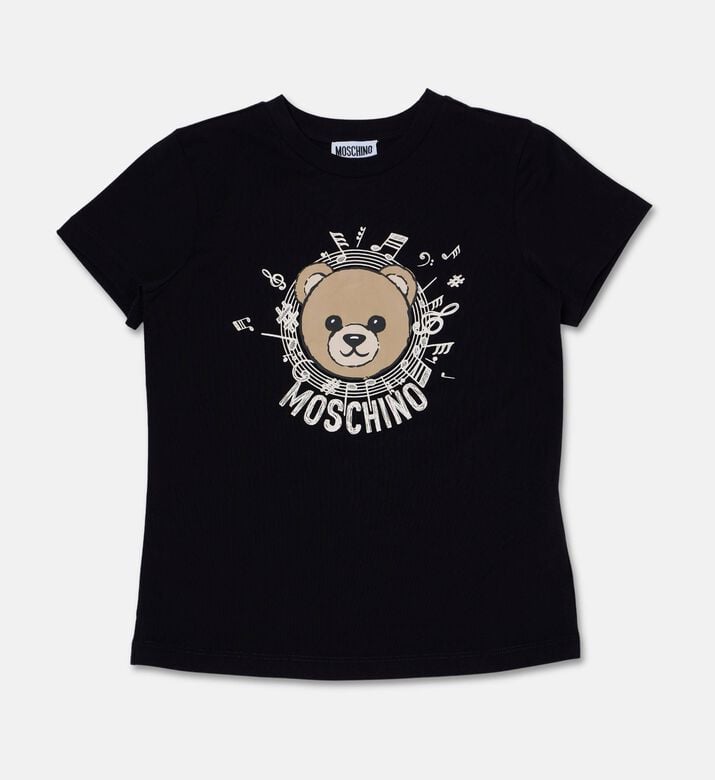 Moschino BKT Teddy Bear Graphic T-shirt, Black, 8y, Packshot View