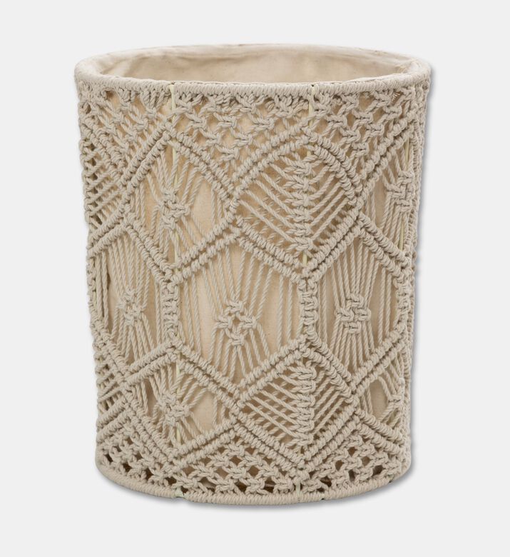 Home Deco and More Romi Cotton Rope Waste Bin, Packshot View