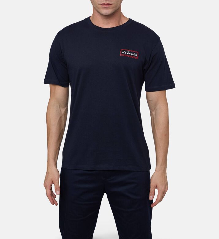 The Kooples Ts Prony, Navy, M, Model View