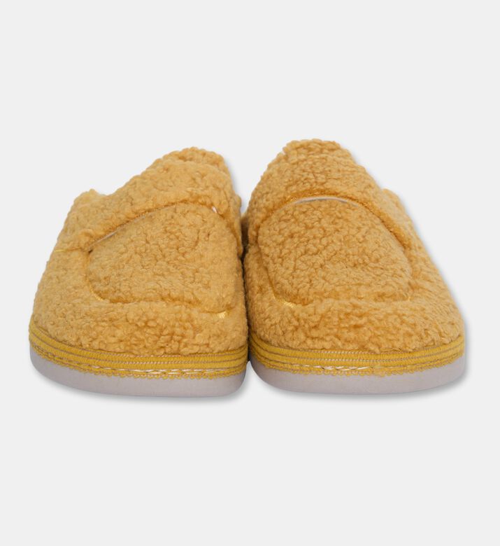 Salvi Sturdy Fleece Slippers, Yellow, Eu-40, Packshot View